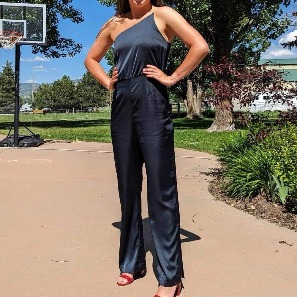 H&M small/medium one sholder jumpsuit